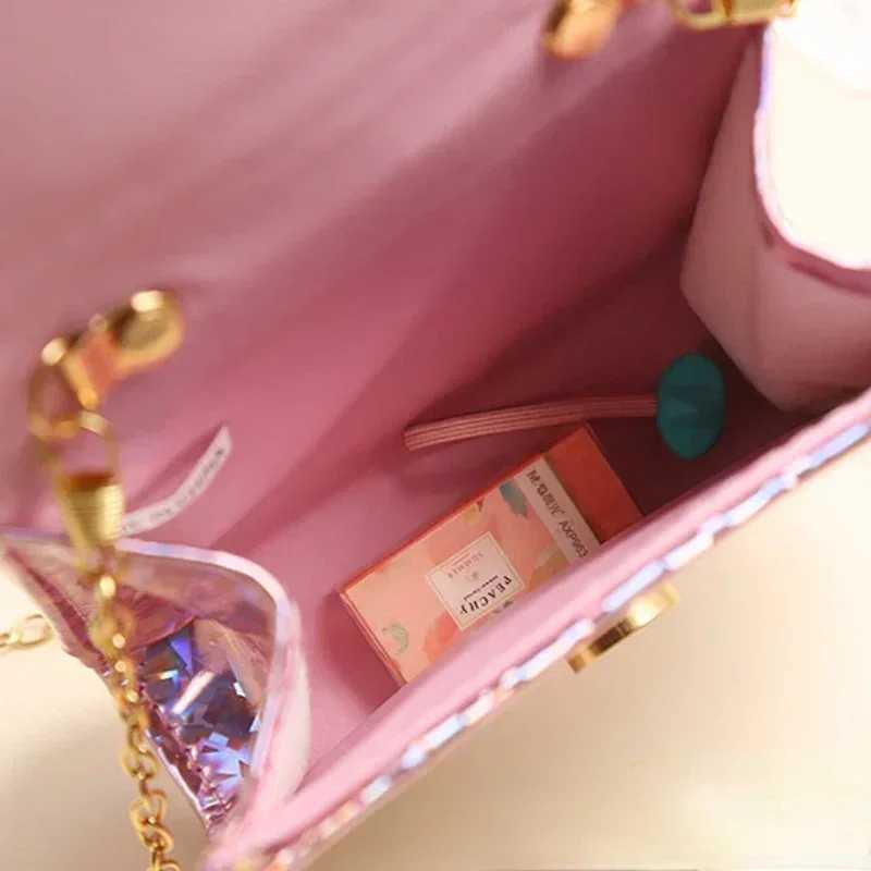 Fashion Children Girls Birthday Festival Present Shoulder Messenger Bag Kids Keys Coin Purse Cute Mini Handbag Shoulder Bag T250310