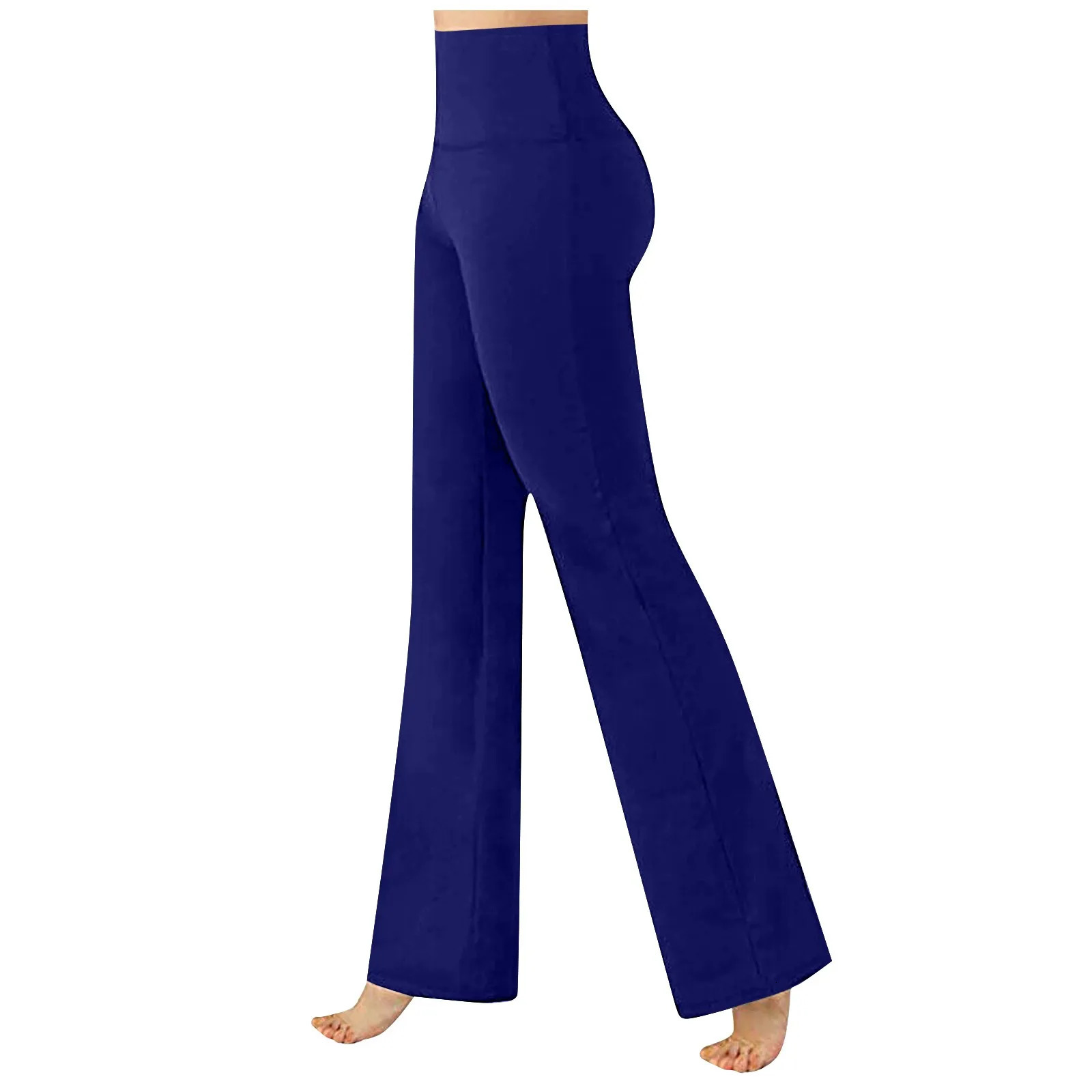 Pants Womens Trousers Loose Fitting Sexy Wide Leg Casual Pants Stretchy Solid Color Sports Yoga Breathable Pants 2024 250305