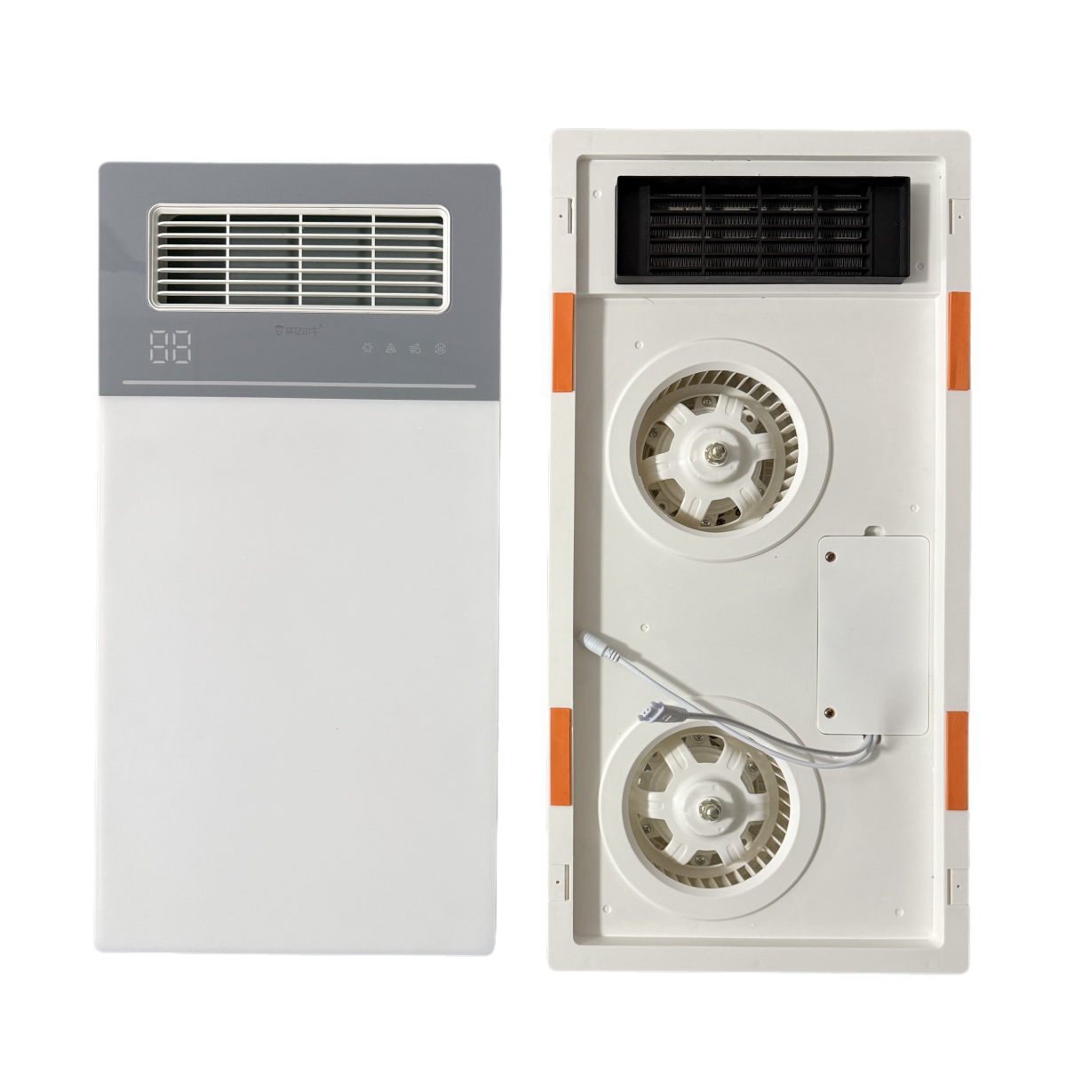 Zhimei 7 wind heating bath bar restroom bathroom waterproof lighting black and white piano key switch ceiling bath bar light bath