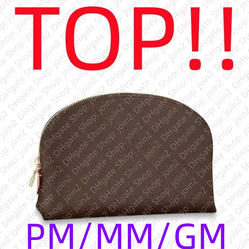 TOP. M47515 COSMETIC POUCH PM MM GM M47353 M46458 Designer Makeup Toiletry Locker Dopp Kit Case Mini Bag Travel Accessories Handbag Purse Hobo Tote Clutch Satchel