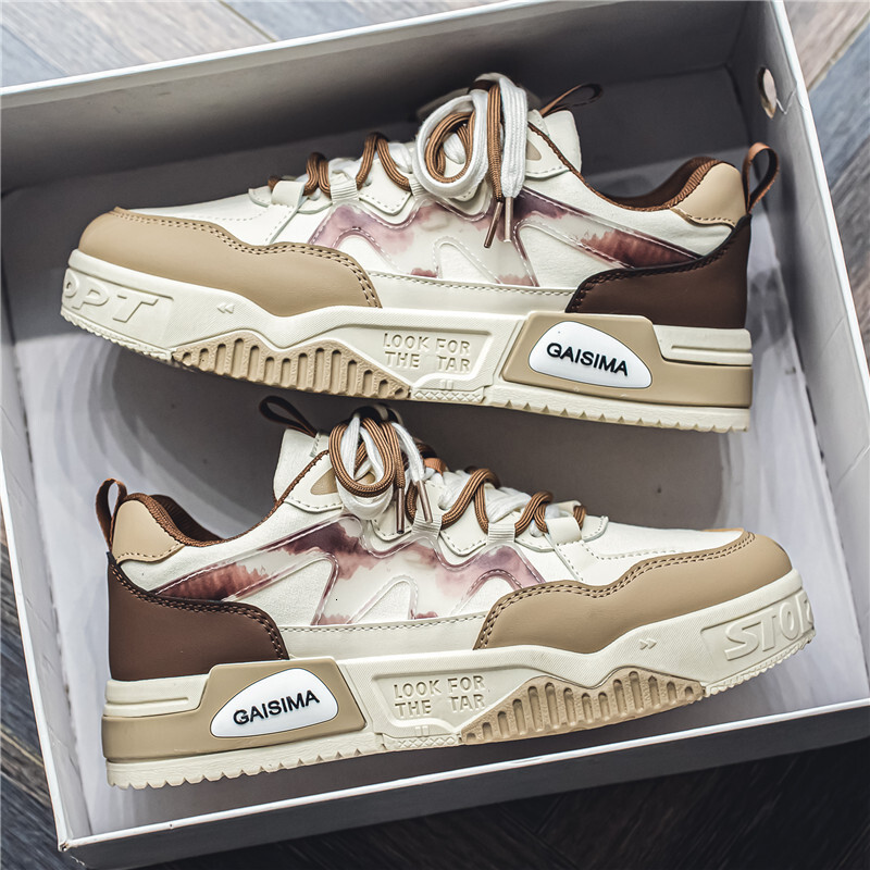 Summer New High Quality Leather Low Designer Cut Skateboard Shoes, Sports Outdoor Casual 2025 Fashion Free Shipping Men S Board Shoes Niche Trend