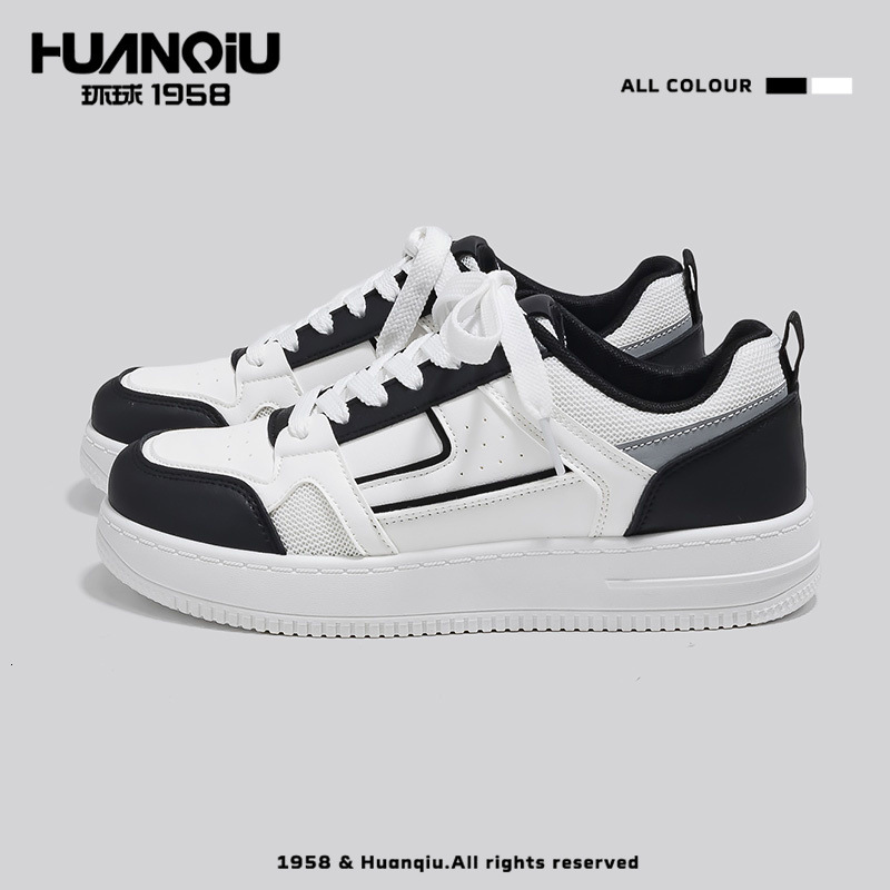 2025 Summer White Shoes Men s Shoes New Fashionable Designer Original Simple Thick Soled Board Shoes Multi Functional Outdoor Leisure Sports Shoes Tra