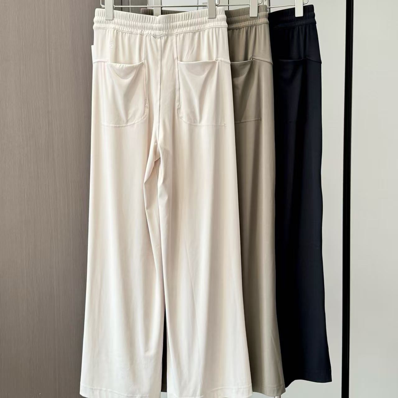 French terry HR pant wide-leg summer Trousers designer Training Yoga womens Sports sweatPants Running pants Gym Fiess jogging sportswear 2025 news