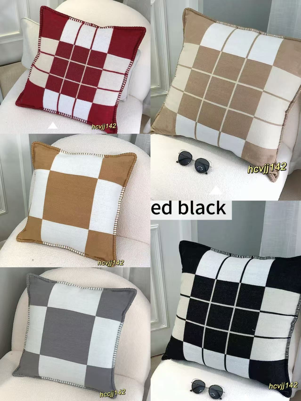 Cashmere Designer pillow case home designer cushion pillowcase jacquard 45x45cm 65x65cm sofa bed wool cover garden set