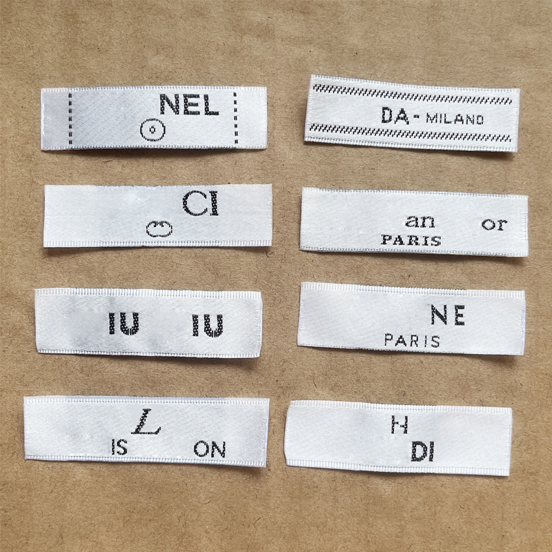 Multistyle Luxury Label for Clothes Hair Accessory Bag Diy Clothing Sewing Tag White