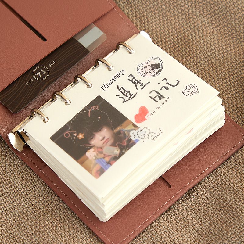 Elegant Ruled Page Binder Series Sleek Transparency Keeps Track of Your Projects and Notes Efficiently
