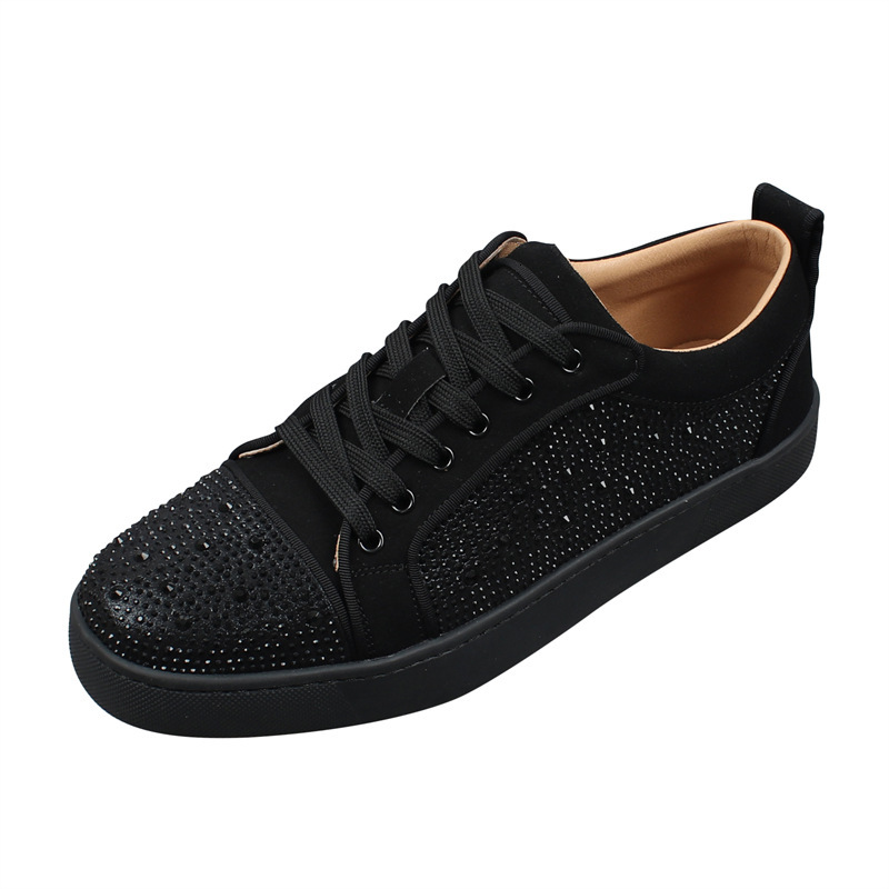 New Water Diamond Red Bottom Fashion Designer Free Shipping High Quality Men S Shoes Casual Board Low Cut Comfortable Breathable Multi Functional Outd