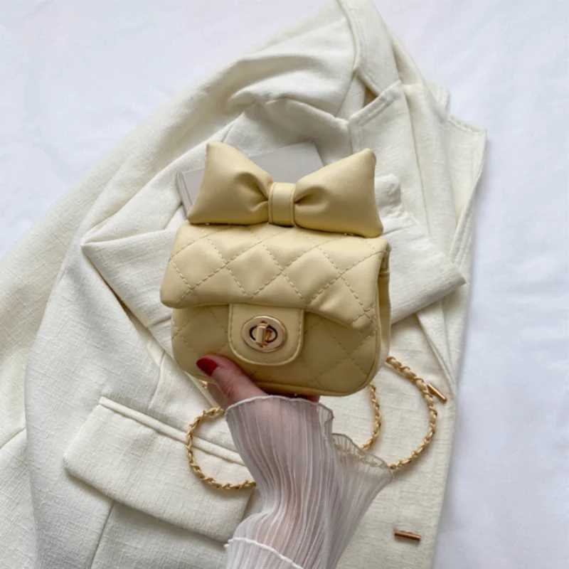 Kids Mini Designer Luxury Shoulder Bag Toddler Princess Baby Girls Pink Bow Handbag Little Girl Cute Crossbody PurseT250310