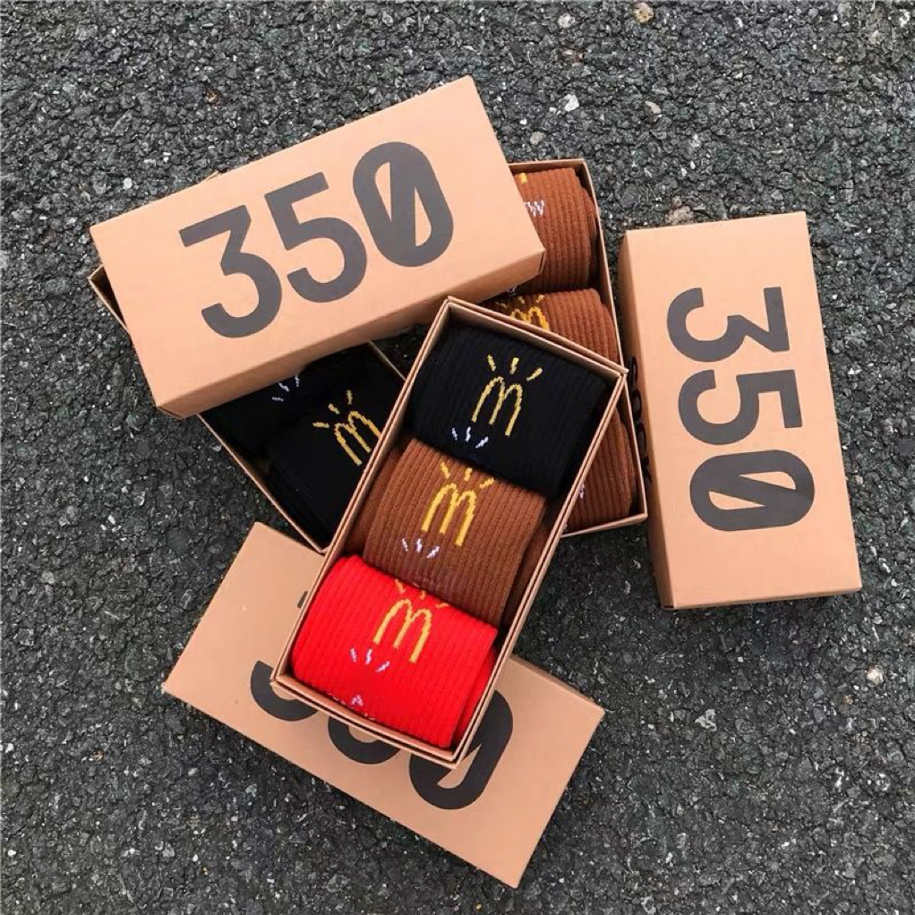 Socks designer mens sport mid tube autumn winter knitted warm cotton cold-proof high quality stocking black white gray simple indoor floor sox fashion socks DIY