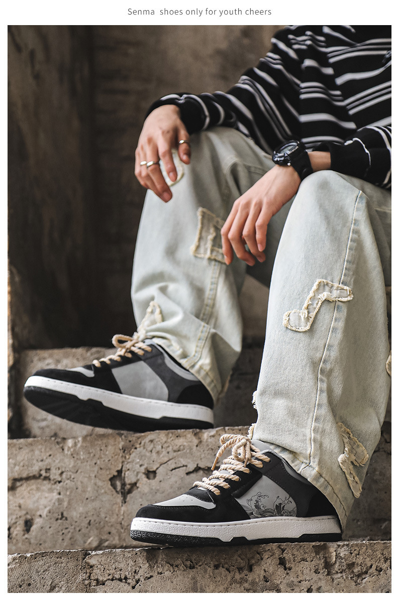 Free Shipping Low Cut Korean Version Trendy Men S Designer Shoes Versatile 2025 New Fashion High Quality Original Board Sports And Leisure Outdoor Jog