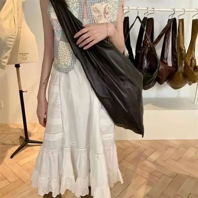Hobos Triangle Crossbody Bags For Women Designer Handbags And Purses 2023 New In Fashion PU Soft Skin Beat Knot Shoulder