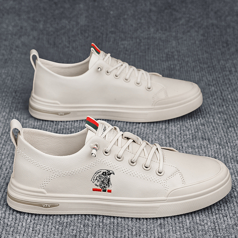 2025 New Men s Shoes Summer Waterproof And Anti Slip Board Shoes Casual High Quality Leather Black Sports Shoes Fashion Designer High Quality Outdoor 