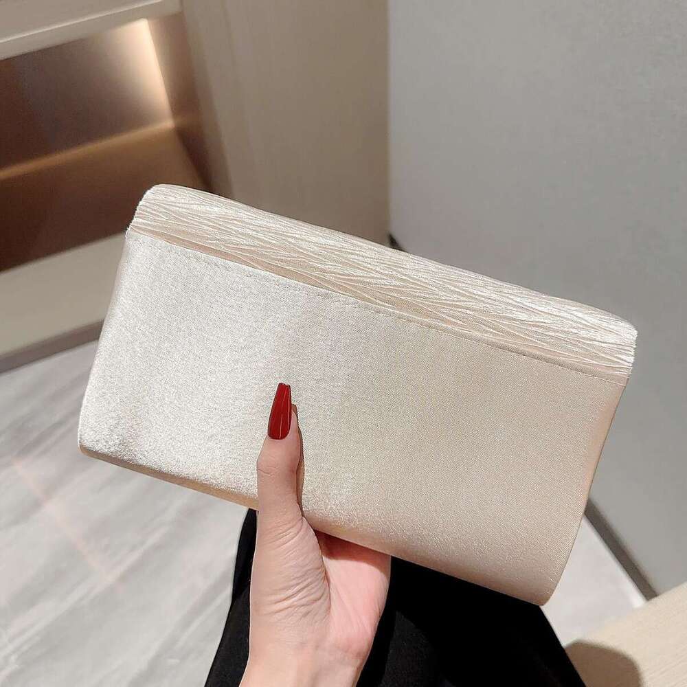 Women's Bags Women's Bags Ladies satin socialite temperament flip handbag, formal dress bag, pleated design banquet handbag