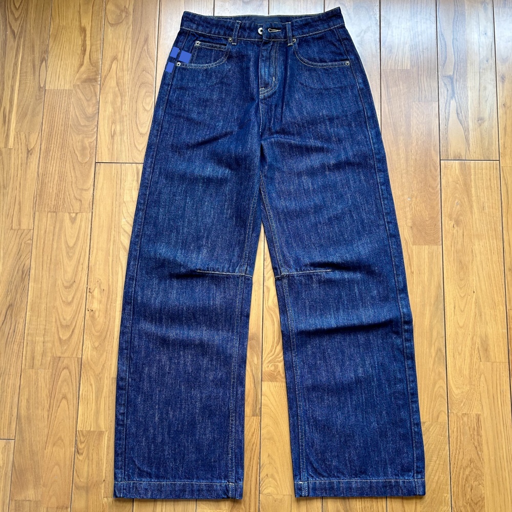 Jeans Womens Designer Trouser Legs Open Fork Tight Capris Denim Trousers Add Fleece Thicken Warm Slimming Jean Pants Straight Women Clothing Printing