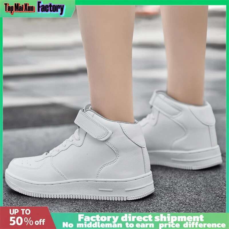 New Couple Board shoes Men Women Fashio n Air Forc e No.1 High-top Teenagers Skateboard Shoes Unisex Casual Light Nonslip Sneakers