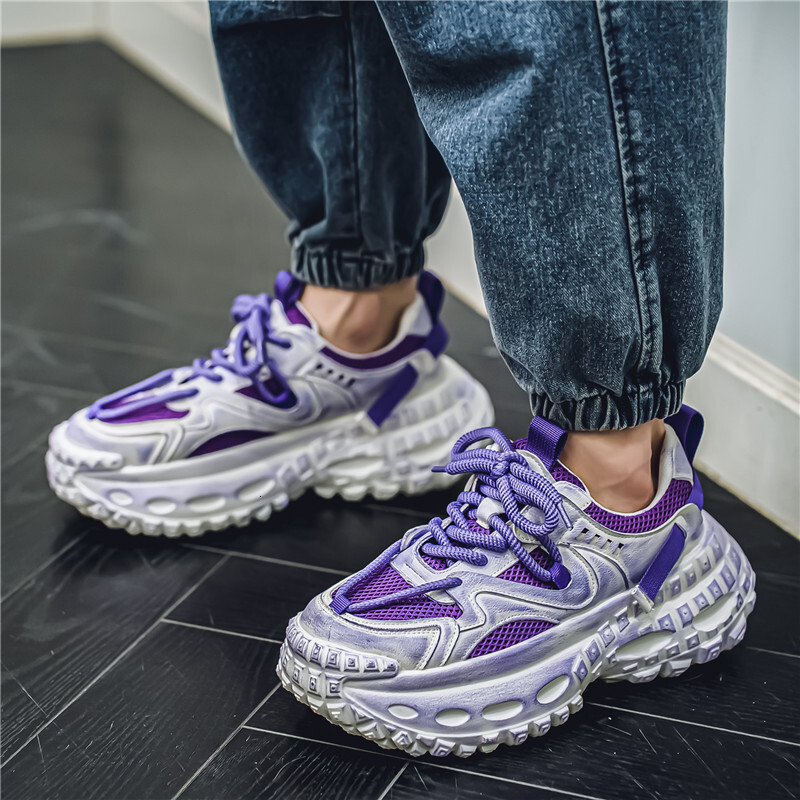 Tire Sole Anti Slip Sports Designer 2025 New Fashion Men S Outdoor Leisure Shoes Street High Quality Trendy Board Free Shipping Jogging
