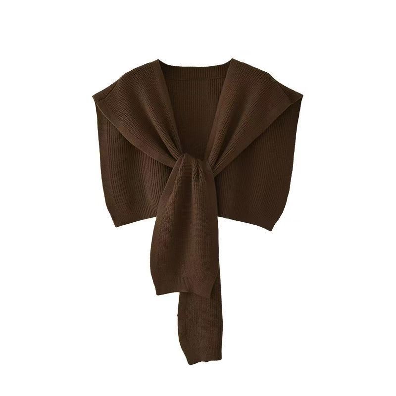 T260 Korean version of the simple autumn and winter new solid color scarf tassel neck warm thick personality student scarf
