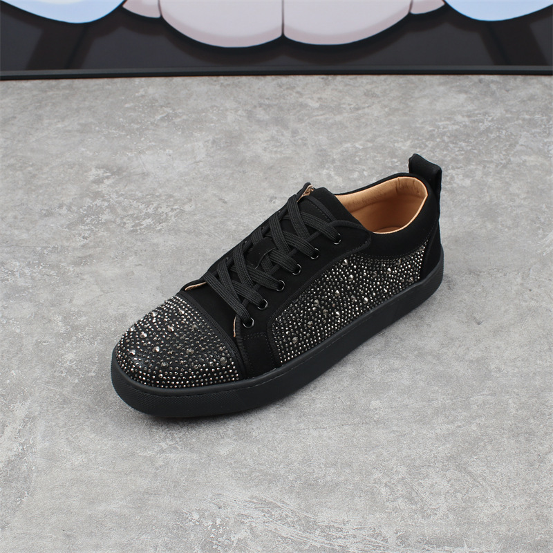 New Water Diamond Red Bottom Fashion Designer Free Shipping High Quality Men S Shoes Casual Board Low Cut Comfortable Breathable Multi Functional Outd