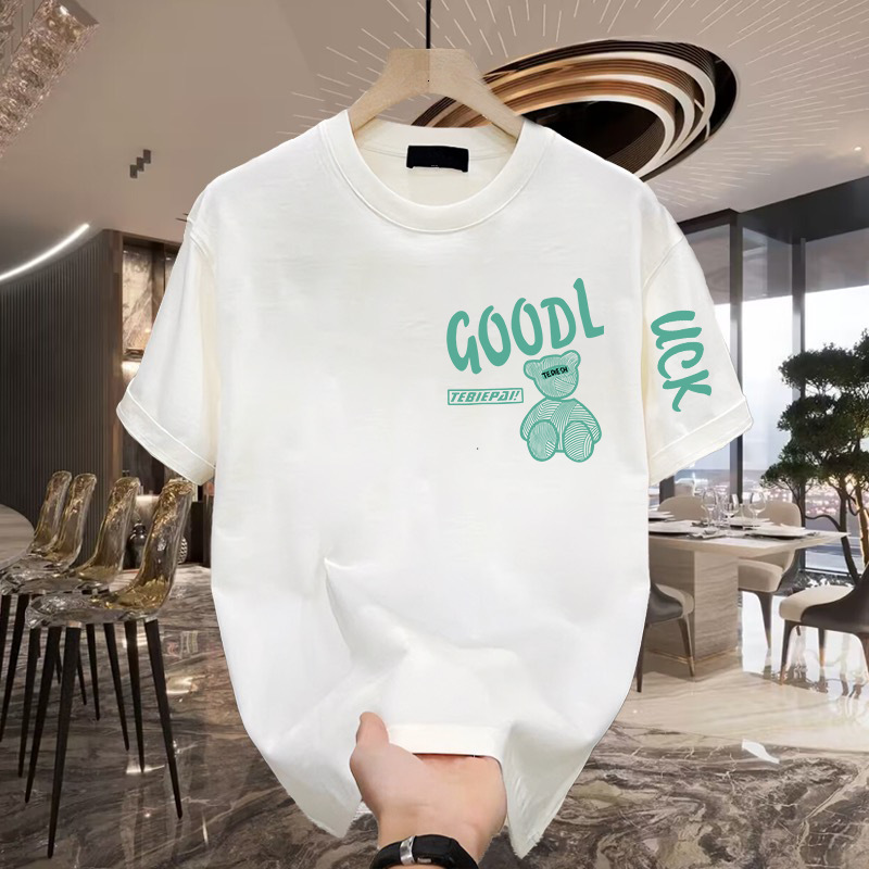 2025 new fashion brand pure cotton designer men's short sleeved summer fashion casual round neck T-shirt fashion casual short sleeved1