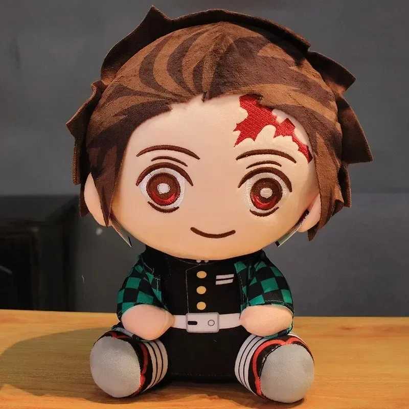 20cm Hot Japan Demon Slayer Plush Dolls Lovely Anime Kimetsu No Yaiba Kamado Tanjirou Nezuko Zenitsu Kyoujurou Toys Kids GiftsT250310