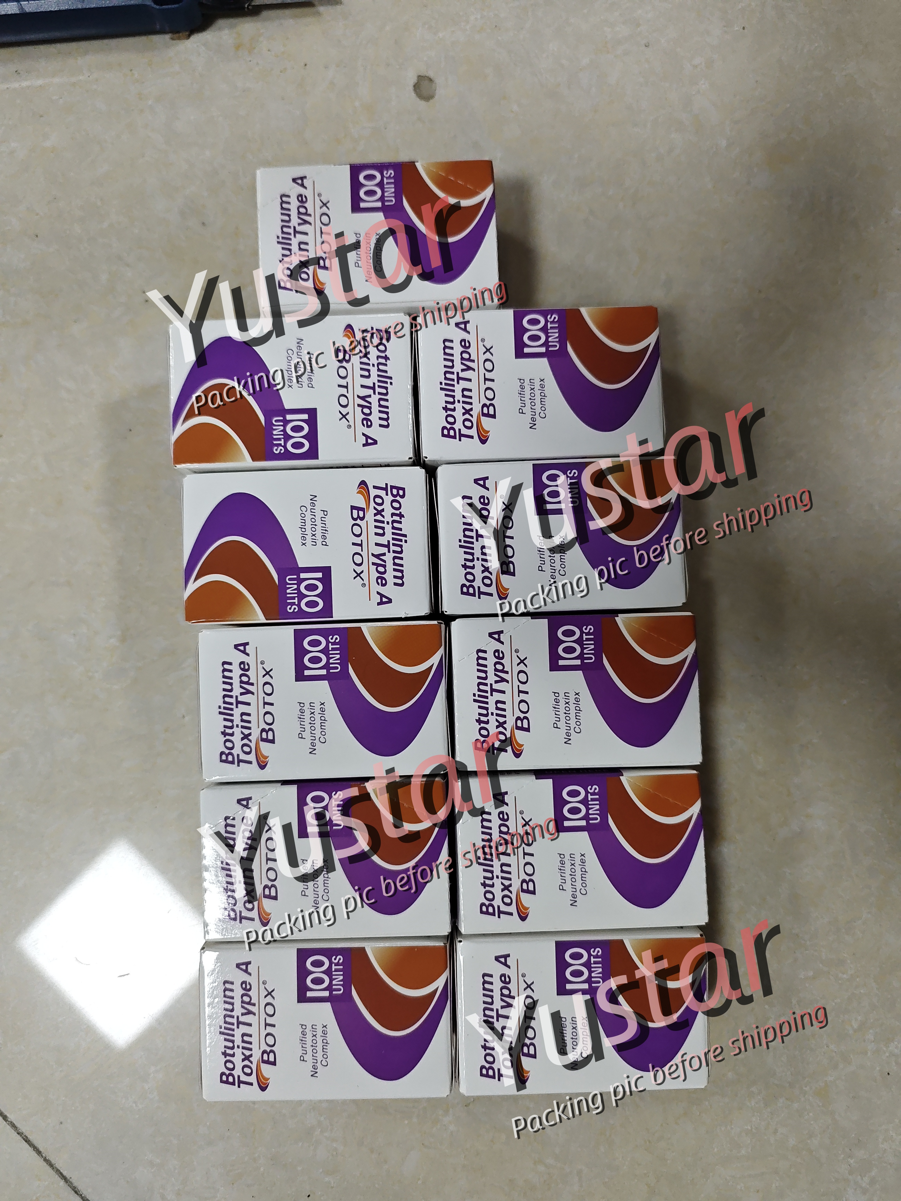 Korea Effective Anti-Wrinkle Freeze-Dried Powder for Face Lifting Firming Forehead Cheeks Eye Corners Anti-wrinkle Face lifting 100 units