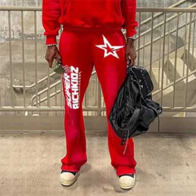 2024 Autumn/Winter New Y2K Mens and Womens Pants Fitness Pants Fashion Trends Street Pants Casual PantsT250319