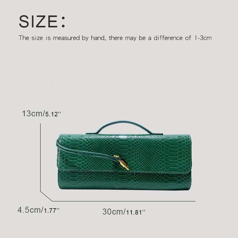 Classic Clutch Bags For Women Designer Handbags Purses 2025 New In PU Lizard Pattern Vintage Lock Small Underarm Shoulder