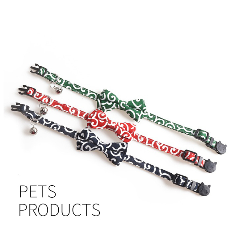 Bowtie Cat Collar with Bells Breakaway Boy Cat Collar Bowtie, Adjustable Kitten Collar for Boy and Girl, Cute Cat Tie Buckle for Daily Decoration, Bir