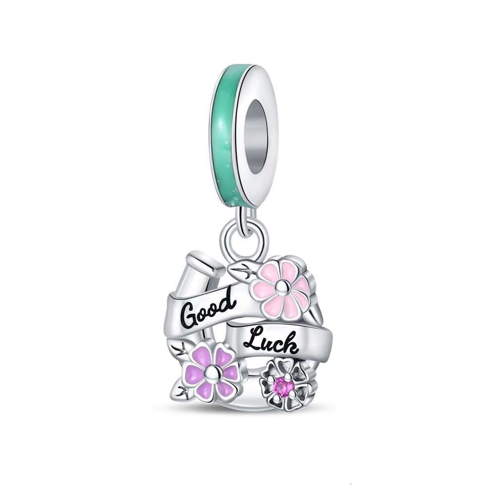 Hot selling new Spring collection dragonfly butterfly pendant beads luminous 925 Sterling Silver Charms DIY jewelry accessories bracelet for women jew