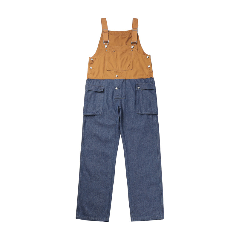 Men's Jeans Overalls Loose Fit Boyfriend Jean Jumpsuits Spring Autumn Streetwear Denim Bib Jumpsuit Male Long Rompers Pants S-5XL