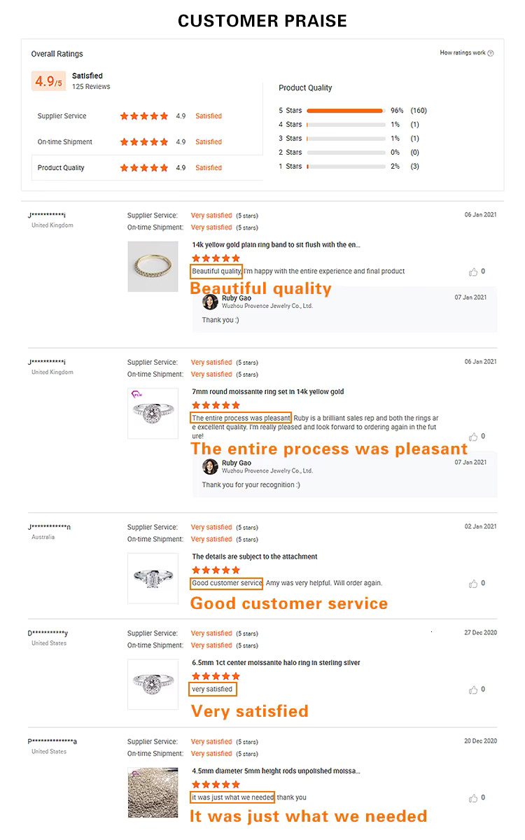Top Sales Fine Jewelry 14K Gold Wedding Ring Marquise Cut Custom VVS Moissanite Unique Design Rings for Women for Gift