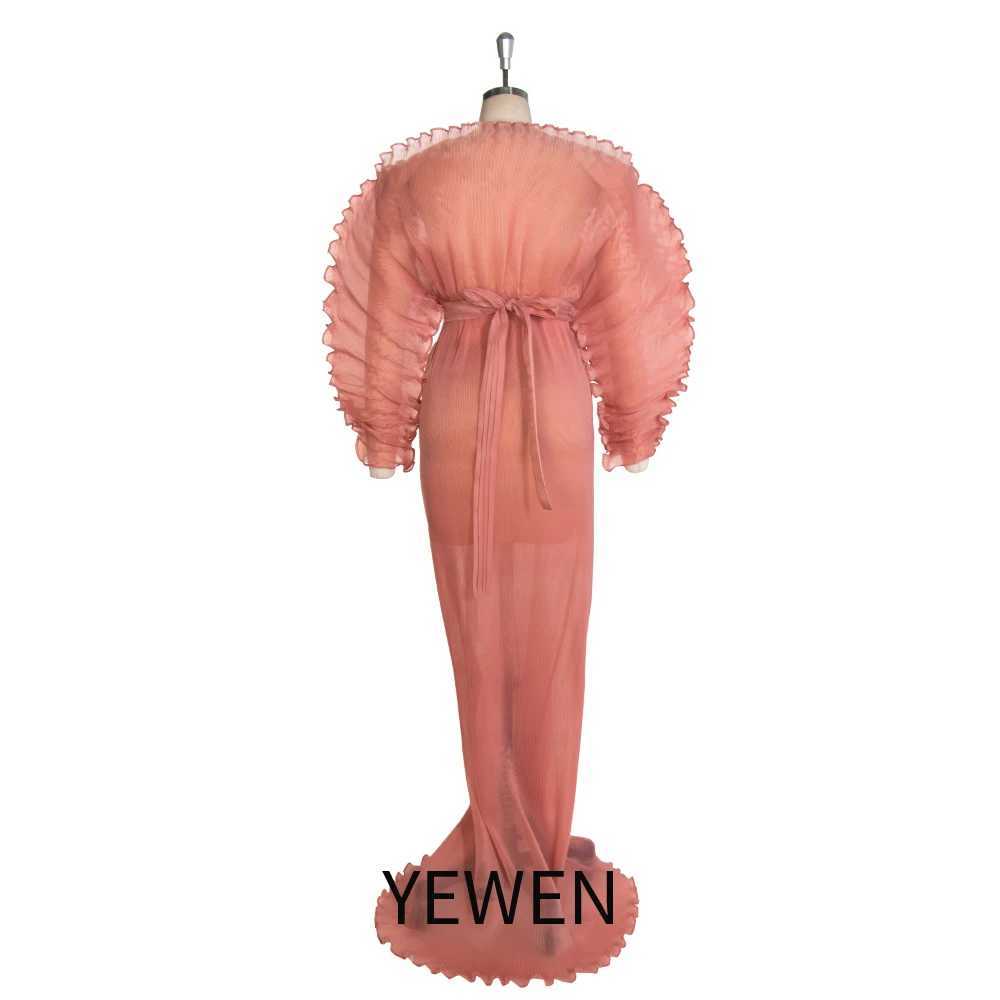 Elegant Pleated Maternity Gown Pregnancy Photoshoot Dress Photosession Outfit YW243144 X250224