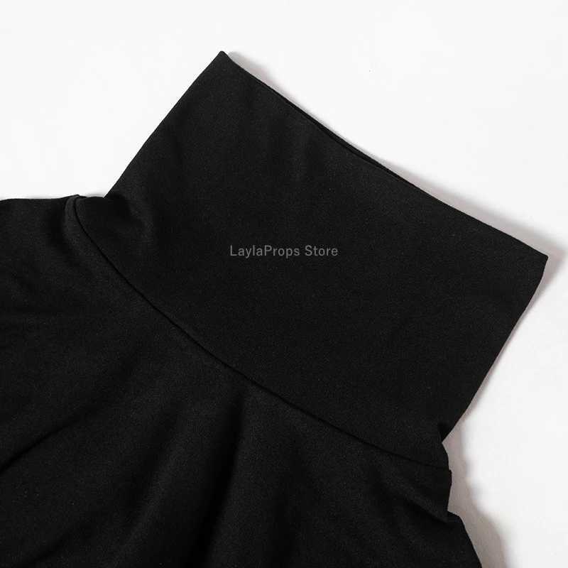 Maternity Dresses Maternity Party Dress with Half High Neck Long Sleeves Slim Fit Elegant Style for Photography Sessions X250224