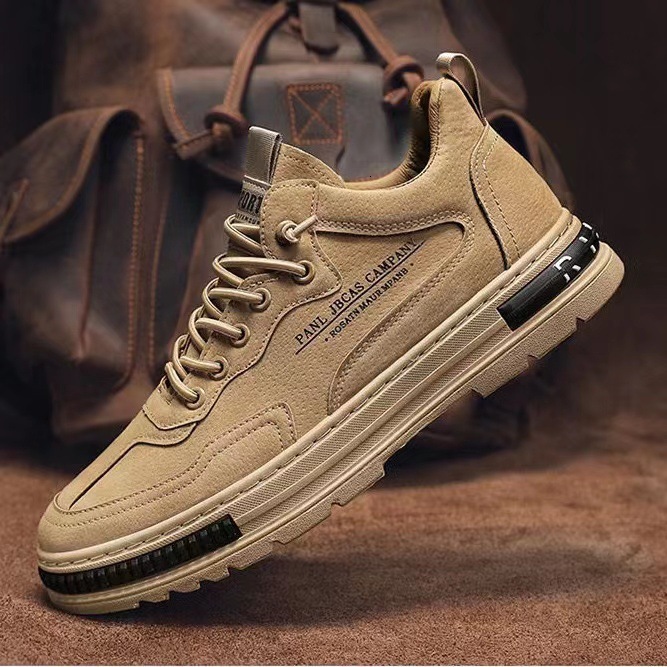 Designer Men's Kinematic Breathable Anti Slip Waterproof Wear-resistant Casual Shoes Work Kitchen Labor Protection Outdoor Shoes Thick Soled Shoe