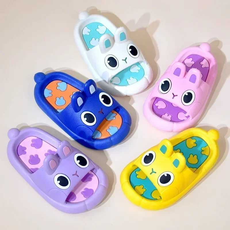 children slippers DIY slippers summer boys shoes rabbit home indoor non-slip bath children slippers kids shoes for girlT250311