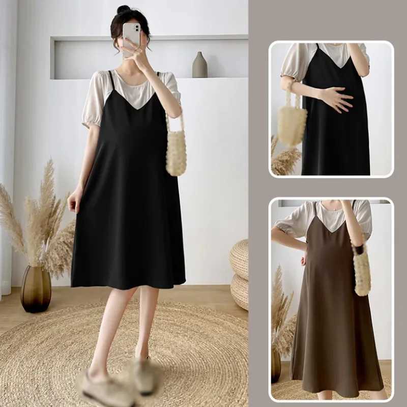 New Summer Loose Pregnant Womens DressT250311