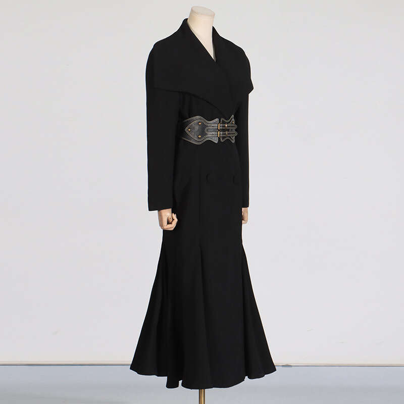 Trendy Trench Coat For Women In The Spring Of 2025, Fashionable Lapel High-End Feel, Tied Up With Slim Fit And A Slimming Long Jacket