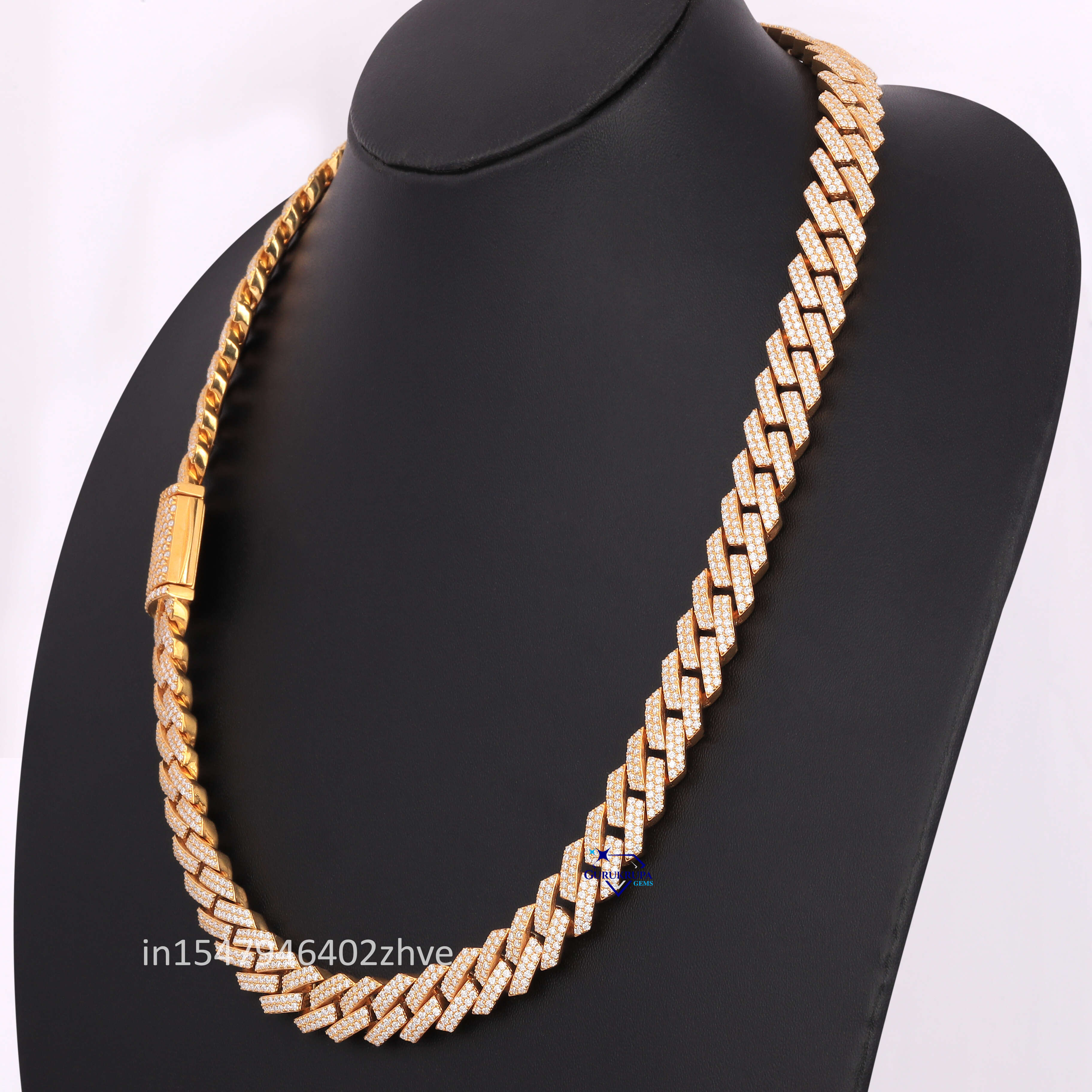 Hot Selg Sterg Sier Cuban k Necklace for Men VVS Clarity Pass Lab Grown Dia Gift with Gold Chains