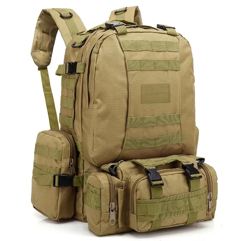 55L Tactical Backpack Trekking Hiking Bag Men Rucksack Outdoor Sport 3 Days Camping Hiking Travel Climbing Backpack Mochila 250305