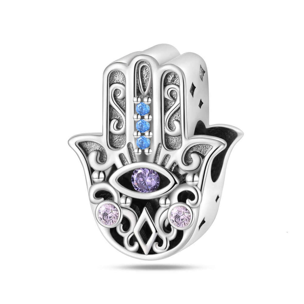925 Sterling Silver Romantic Charms Classical Butterfly Cross Key Pendant Bead DIY Jewelry Accessories Bracelet