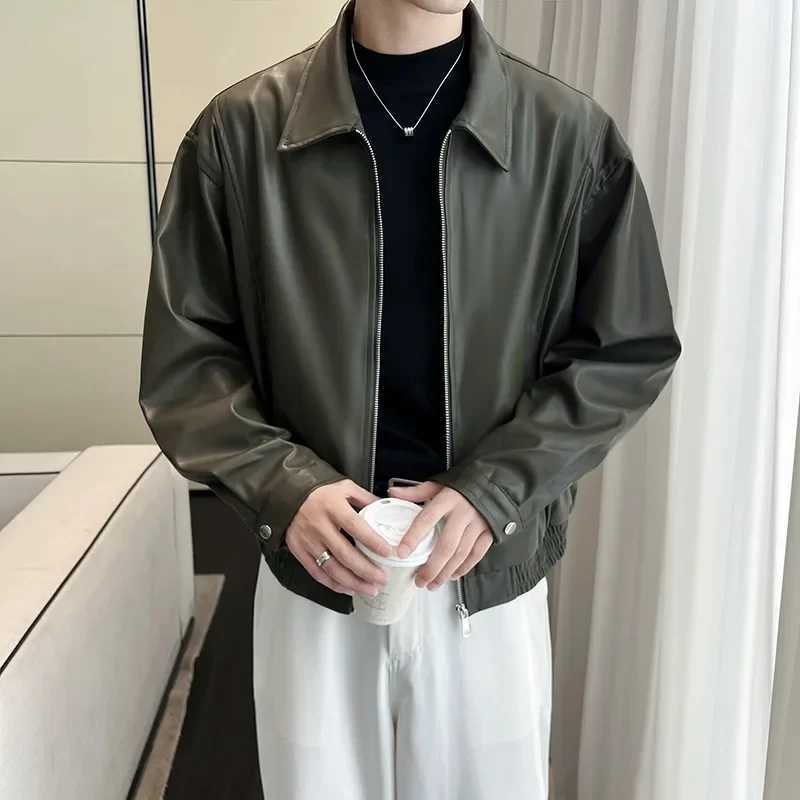 Vintage American Style PU Leather Jacket For Men And Women Casual Zippered Autumn/Winter Fashion Outerwear From ChinaT250311