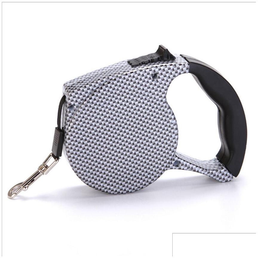 Dog Collars 5M Leashes Lead Pets Cats Puppy Leash Automatic Retractable Walking For Small And Medium Pet Portable Chest Harness Supp Otouv