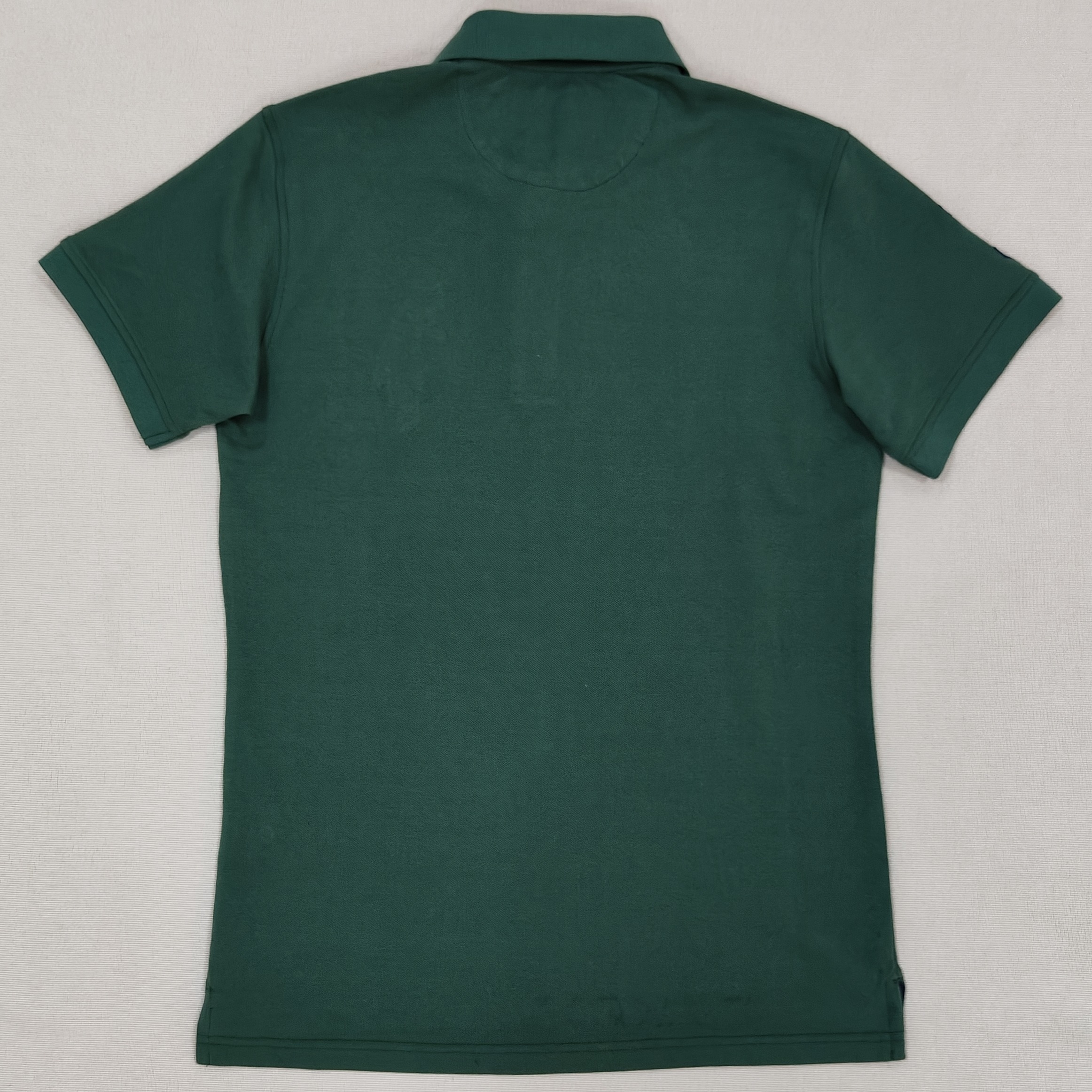 Men's Dark Green Classic Polo Shirt Embroidery Solid Tees Short Sleeves Casual T-shirt Loose Tops for Wholesale In Stock