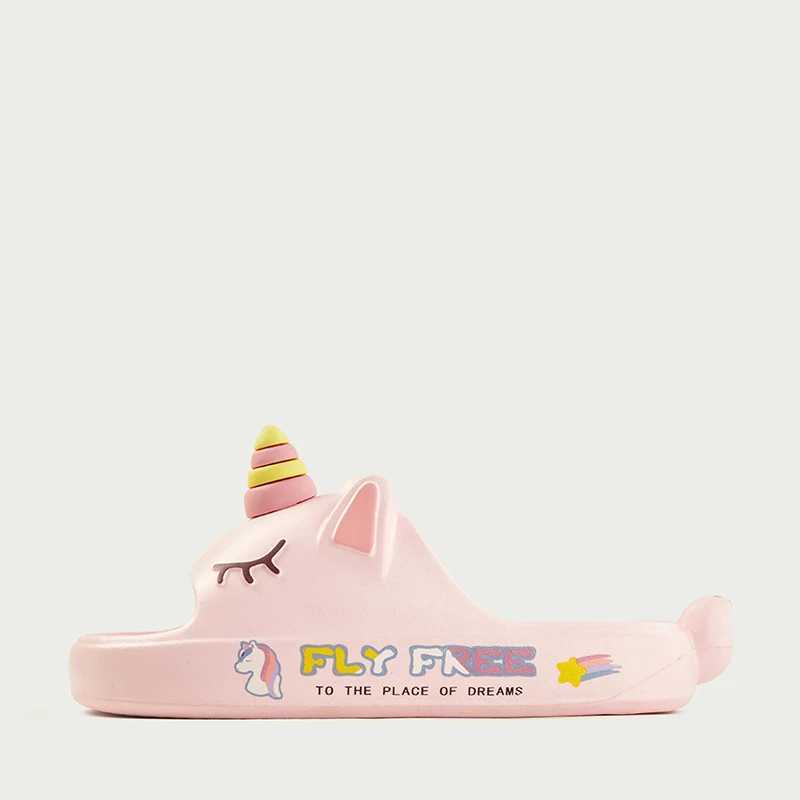 Cheerful Mario childrens slippers Summer new cartoon girls home sandals non-slip family soft sole slippersT250311