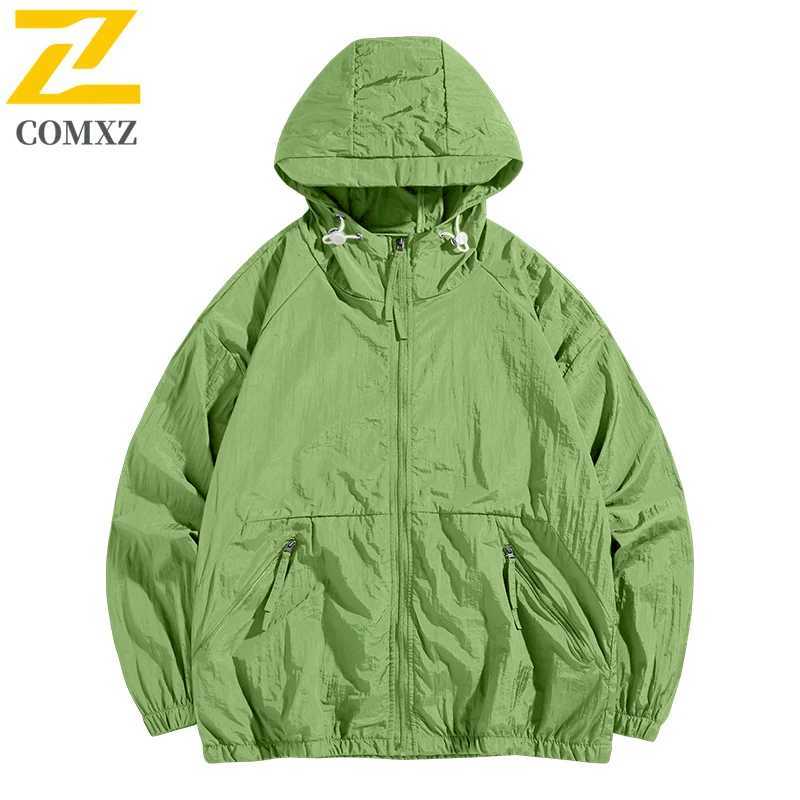 Summer UPF50+ Windbreaker Mens Casual Loose Lightweight Breathable Jacket Womens Fishing Sport UV Protection Skin Hooded CoatT250311