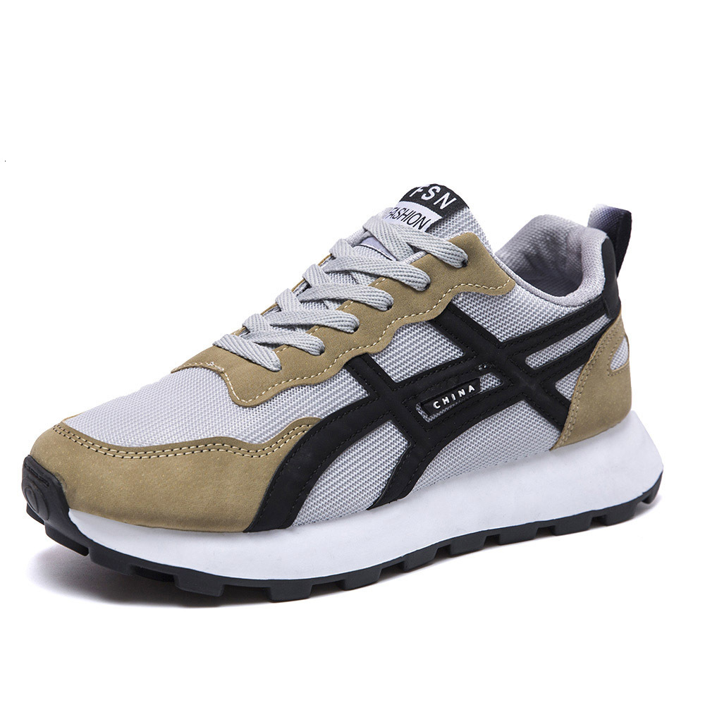 2025 New Men's Casual Trendy Fashionable Breathable Comfortable Sports Board Shoes Mesh Running Dad Shoes
