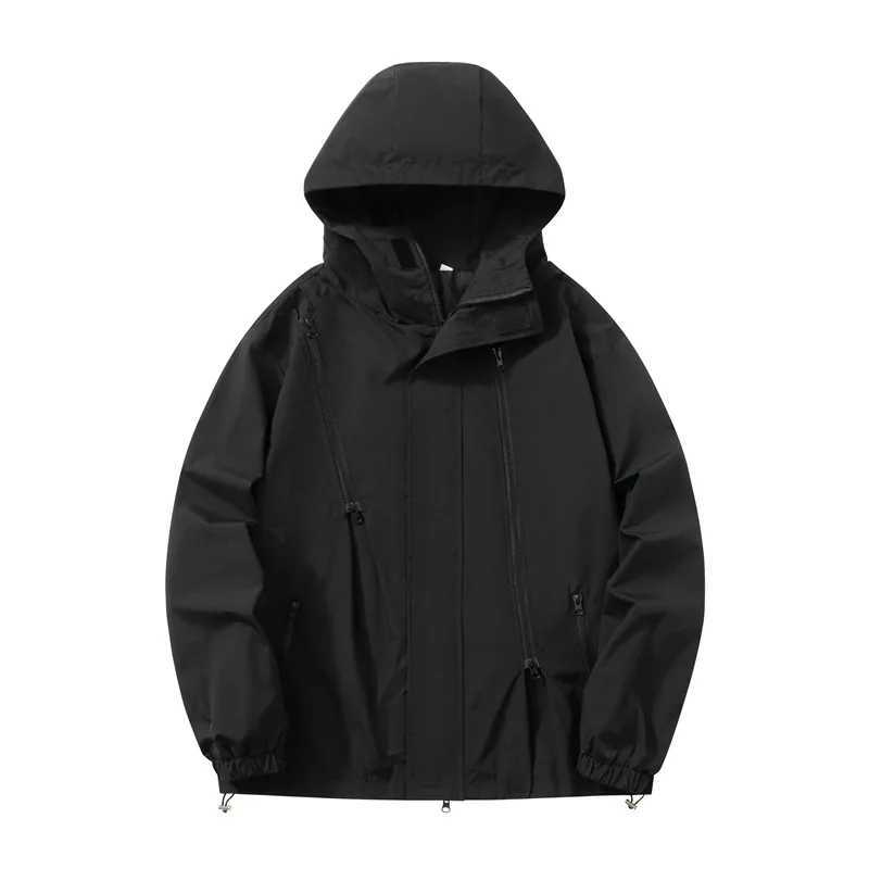 Autumn and Winter New Mens Casual Fashion Trend Fleece JacketT250311