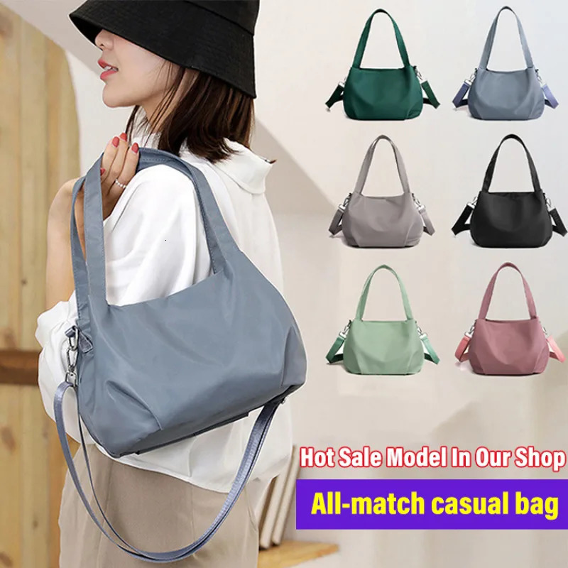 Fashion Nylon Cloth Bag Trend Single Shoulder Crossbody Lightweight and Versatile Casual Small Fresh 250311