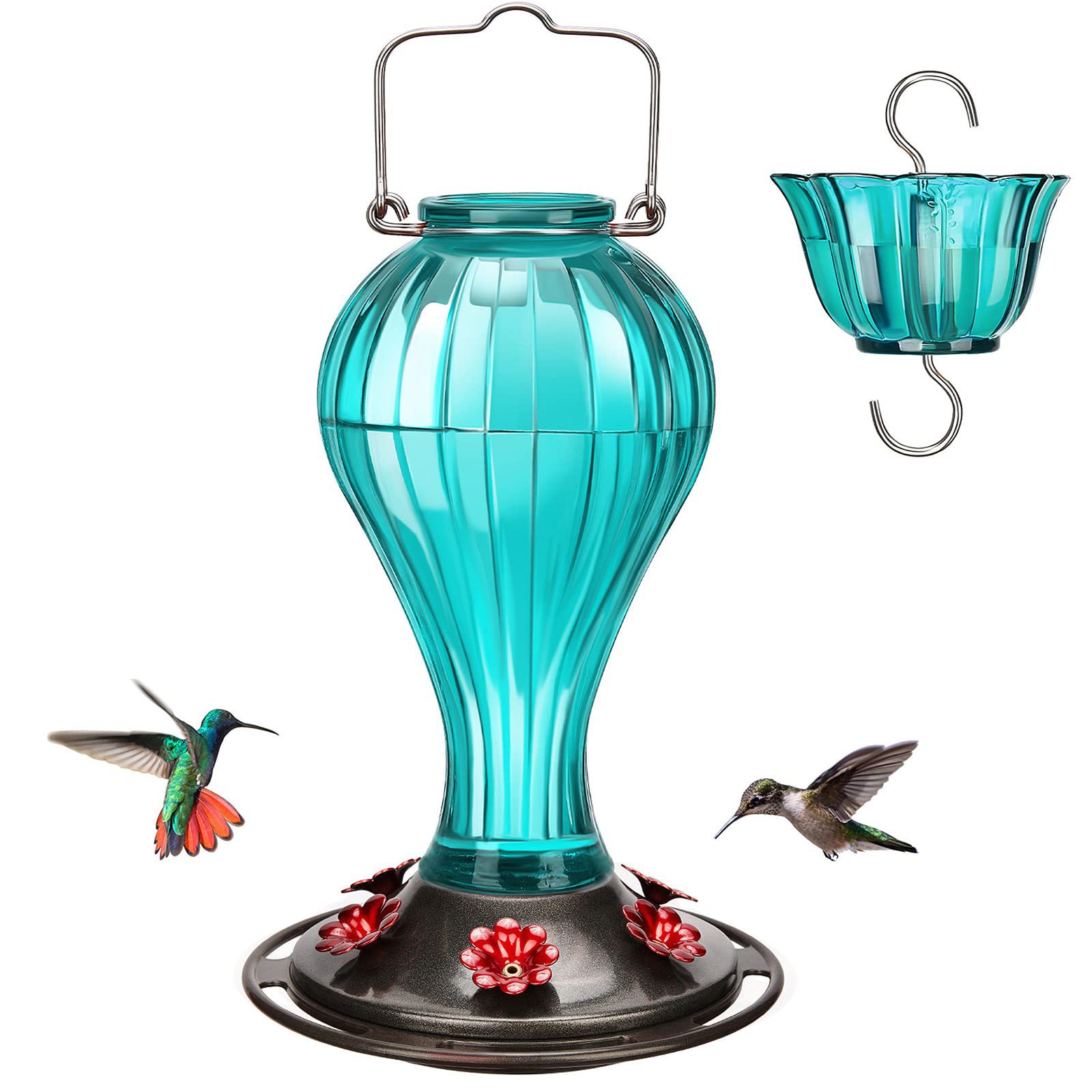 Bird feeders bird feeders outdoor feeders hanging courtyard garden glass models hummingbird water feeders