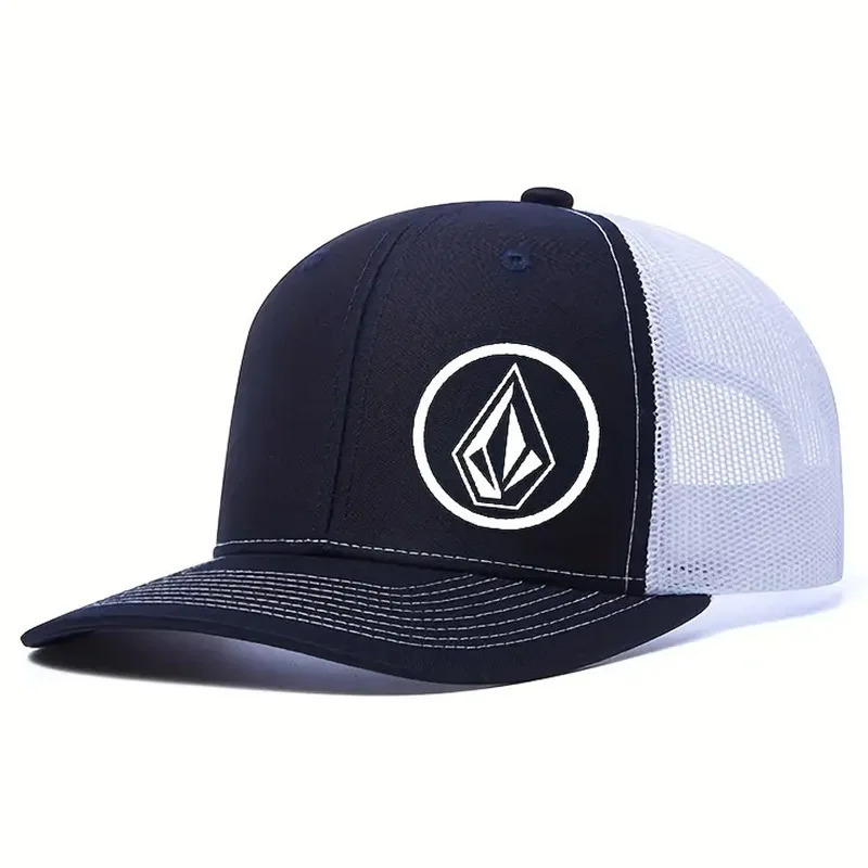 Simple symbol slightly curved printed baseball cap mens and womens outdoor sports events duck American truck driver hat tr 250311